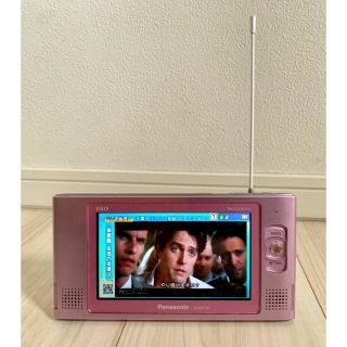 パナソニック(Panasonic)のPanasonic 防水テレビ　ピンク(テレビ)