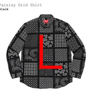 シュプリーム(Supreme)のSupreme Paisley Grid Shirt Black (シャツ)