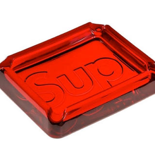 シュプリーム(Supreme)のSupreme Debossed Glass Ashtray Red 灰皿(灰皿)