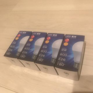 LED電球　調光対応　60形　昼光色　4個セット(蛍光灯/電球)