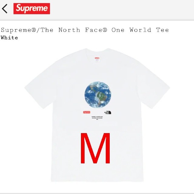 Supreme THE NORTH FACE tee  M