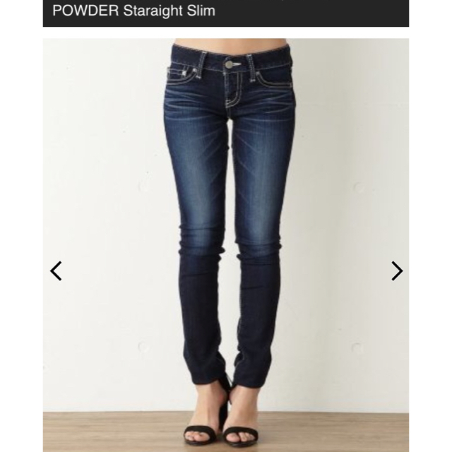 moussy(マウジー)のMoussy powder denim レディースのパンツ(デニム/ジーンズ)の商品写真