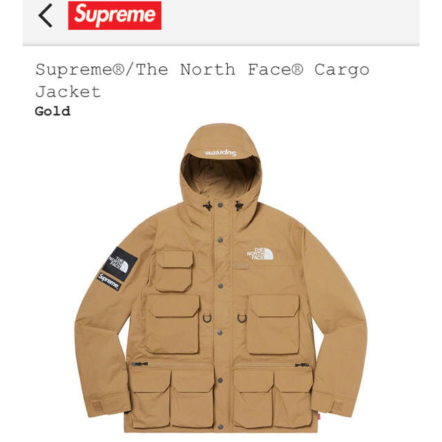 supreme  north face TNF Cargo Jacket