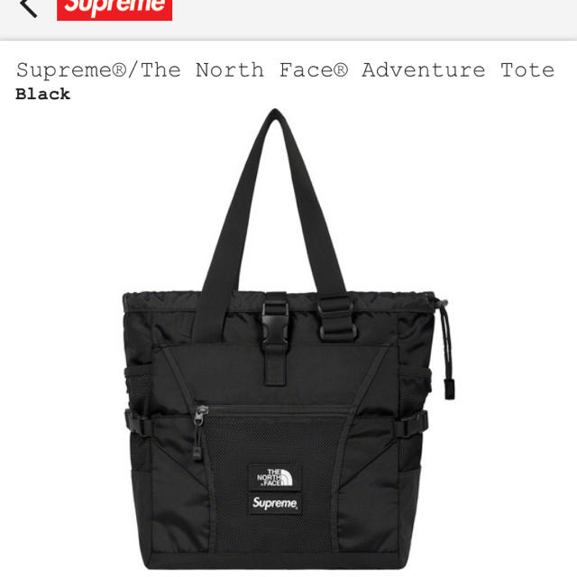 Supreme(シュプリーム)のSupreme The North Face Tote Black  メンズのバッグ(トートバッグ)の商品写真
