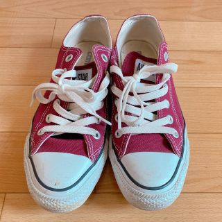 コンバース(CONVERSE)のコンバース　オールスターローカットスニーカー　マルーン(スニーカー)