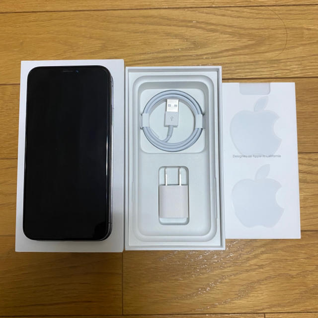 美品 iphone X 256GB スペースグレイ