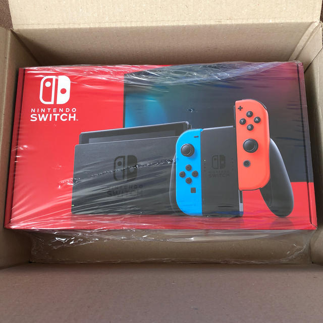 「Nintendo Switch スイッチ ネオンブルー/ネオンレッド」