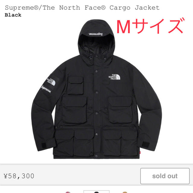Supreme - Supreme The North Face Cargo Jacket 黒 M