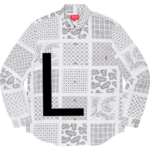 supreme Paisley Grid Shirt