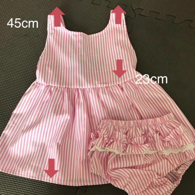 ワンピース　パンツ付　90サイズ キッズ/ベビー/マタニティのキッズ服女の子用(90cm~)(ワンピース)の商品写真