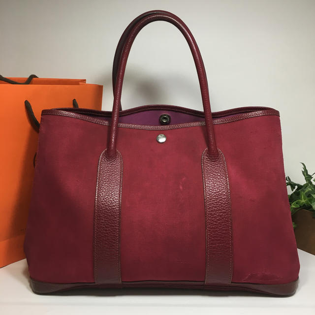 訳あり✨レアカラー✨定価32万✨HERMES ガーデンパーティ　PM