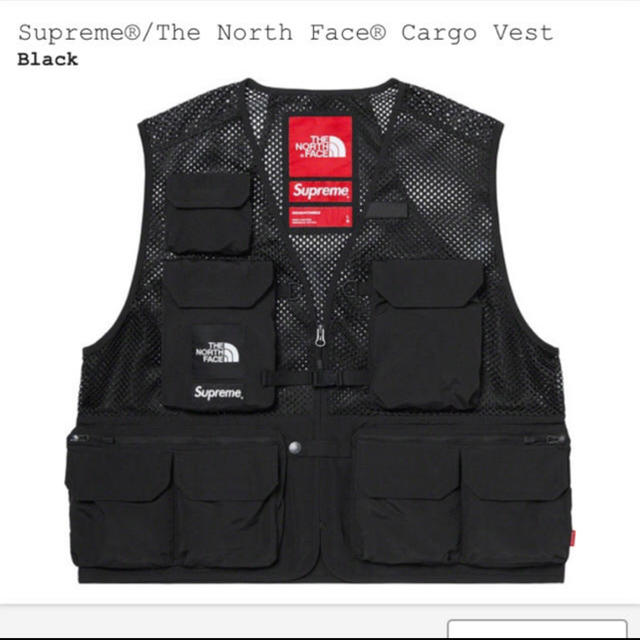 supreme the north face cargo vest Lサイズ