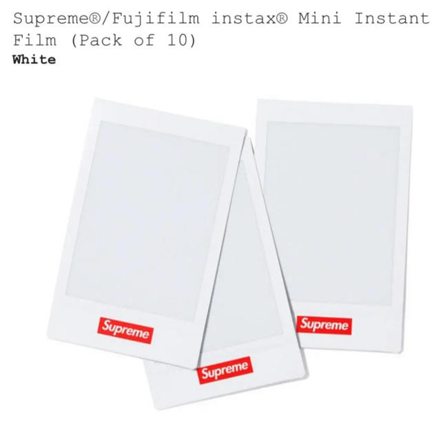 Supreme(シュプリーム)のSupreme Fujifilm instax Film  チェキ スマホ/家電/カメラのカメラ(フィルムカメラ)の商品写真