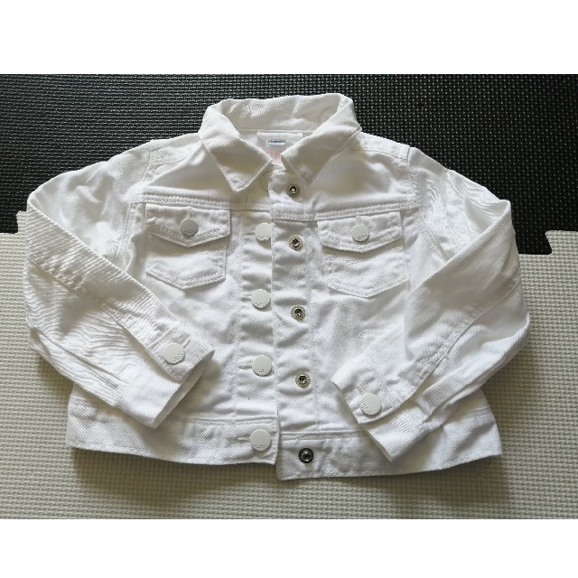 babyGAP(ベビーギャップ)の専用！babyGAP 白Ｇジャン キッズ/ベビー/マタニティのキッズ服女の子用(90cm~)(ジャケット/上着)の商品写真