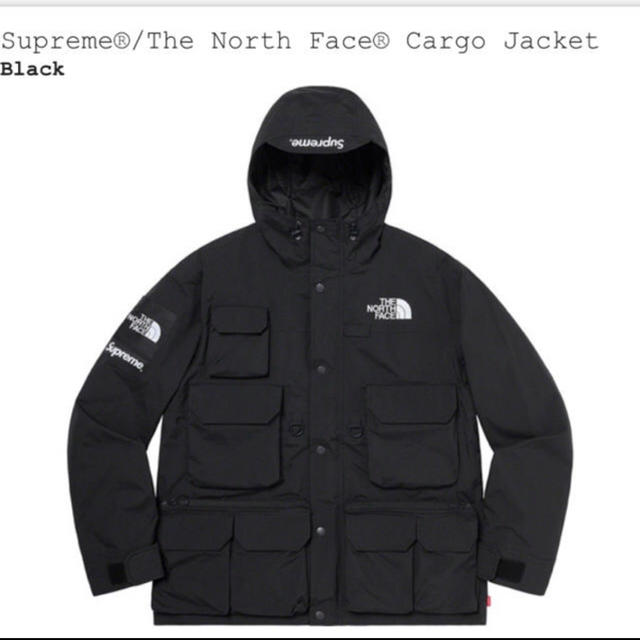 いいスタイル cargo face north supreme - Supreme jacket black xl マウンテンパーカー