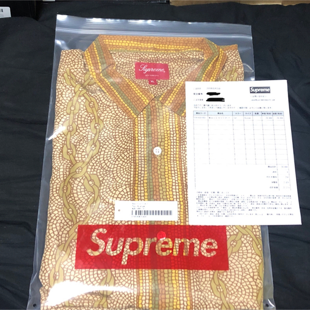 supreme Mosaic Silk S/S Shirt