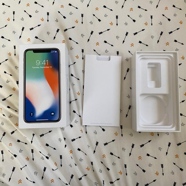 Apple(アップル)のiPhoneX 箱のみ スマホ/家電/カメラの生活家電(その他)の商品写真