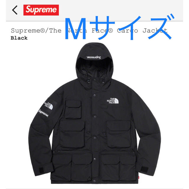 Supreme/The North Face Cargo Jacket 黒M マウンテンパーカー
