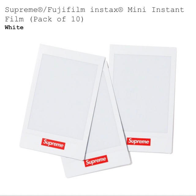 Supreme®/Fujifilm instax®2packs