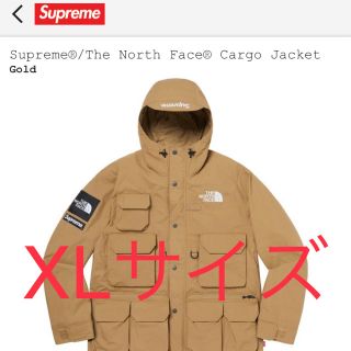 シュプリーム(Supreme)のSupreme THE NORTH FACE jacket ゴールドX Lサイズ(マウンテンパーカー)