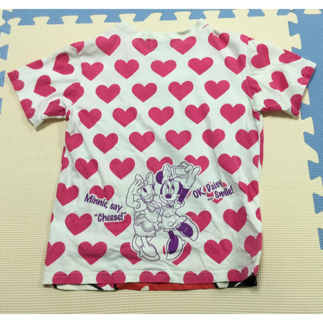 Disney(ディズニー)の中古！女の子用のミニーちゃんTシャツ・サイズ130 キッズ/ベビー/マタニティのキッズ服女の子用(90cm~)(Tシャツ/カットソー)の商品写真