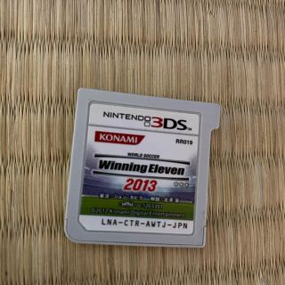 ニンテンドー3DS(ニンテンドー3DS)のウィニングイレブン　2013 ケースなし(携帯用ゲームソフト)