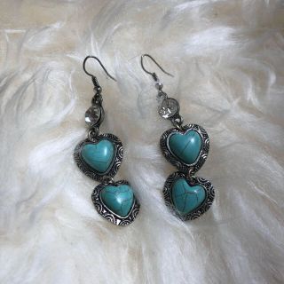 ロキエ(Lochie)のvintage silver heart motif earrings(ピアス)