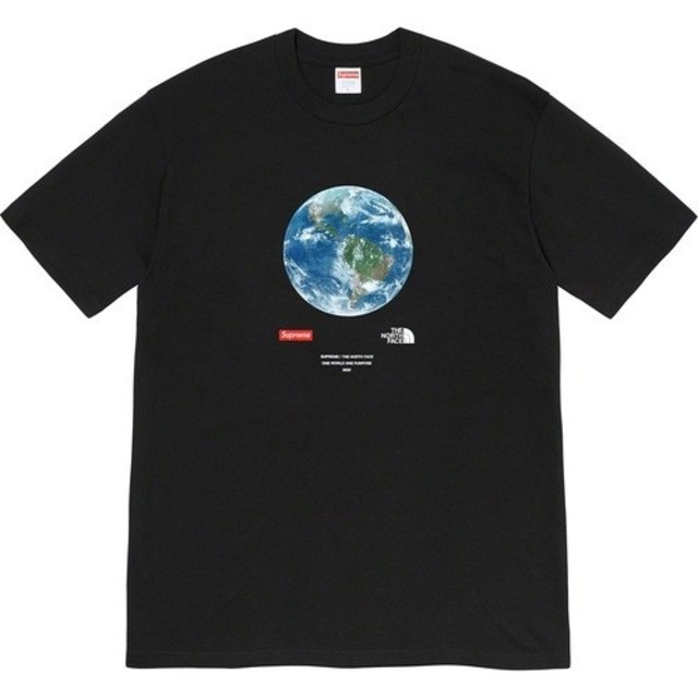 Supreme The Northface one world T-shirts