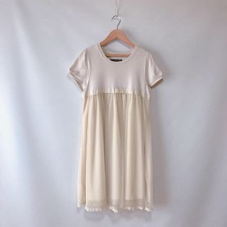 フランシュリッペ(franche lippee)の新品　フランシュリッペブラック　チュール　ワンピース(ひざ丈ワンピース)