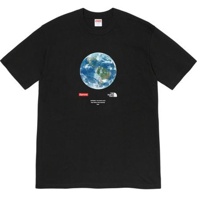 シュープリーム × ノースフェイス One World Tee ブラック M - Tシャツ ...