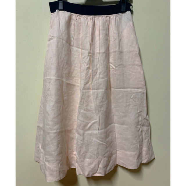 MARGARET HOWELL(マーガレットハウエル)の美品　MARGARET HOWELL 麻　スカート  マーガレットハウエル レディースのスカート(ひざ丈スカート)の商品写真