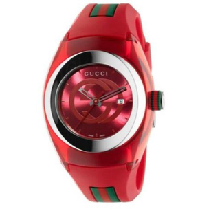 グッチ(Gucci)のGUCCI SYNC YA137103 腕時計 レッド(腕時計(アナログ))