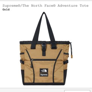 シュプリーム(Supreme)のsupreme ノースフェイス　シュプリーム tote トート　ゴールド(トートバッグ)