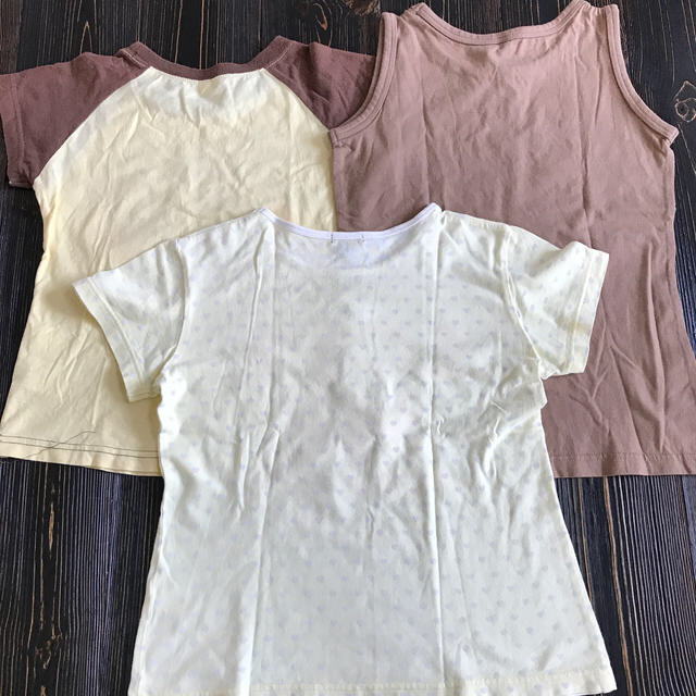 OLLINKARI(オリンカリ)の140cm 3点セット キッズ/ベビー/マタニティのキッズ服女の子用(90cm~)(Tシャツ/カットソー)の商品写真