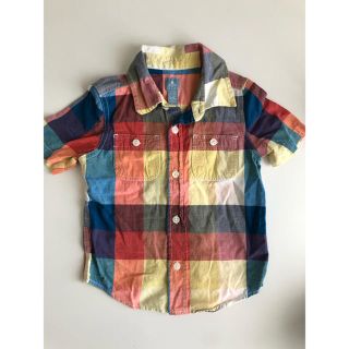 ベビーギャップ(babyGAP)のギャップ　チェックシャツ　100(ブラウス)