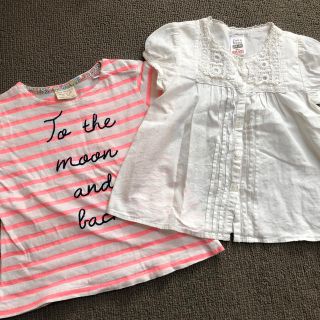 ザラキッズ(ZARA KIDS)のZARAベイビー　トップス二枚セット　ami's様(シャツ/カットソー)