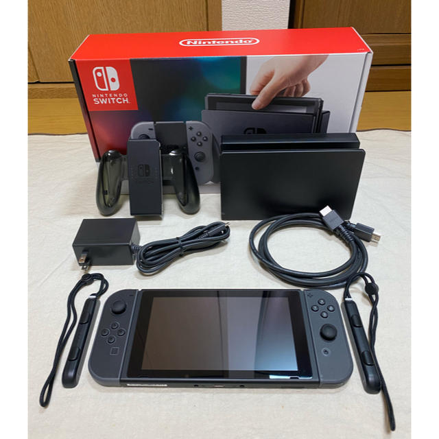 美品。スイッチ 本体 グレー 任天堂