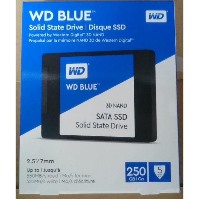 新品 WD Blue 3D NAND SATA WDS250G2B0A SSD