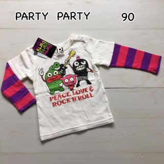 パーティーパーティー(PARTYPARTY)のロンT 90 PARTY PARTY 新品未使用(Tシャツ/カットソー)