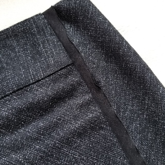 NATURAL BEAUTY BASIC(ナチュラルビューティーベーシック)のyナチュナルビューティーベーシック　ひざ丈スカート　黒　Mサイズ レディースのスカート(ひざ丈スカート)の商品写真