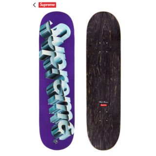 シュプリーム(Supreme)のSupreme Chrome logo skateboard (スケートボード)