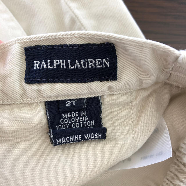 Ralph Lauren(ラルフローレン)のラルフローレン★2T キュロット★ベージュ キッズ/ベビー/マタニティのキッズ服女の子用(90cm~)(パンツ/スパッツ)の商品写真