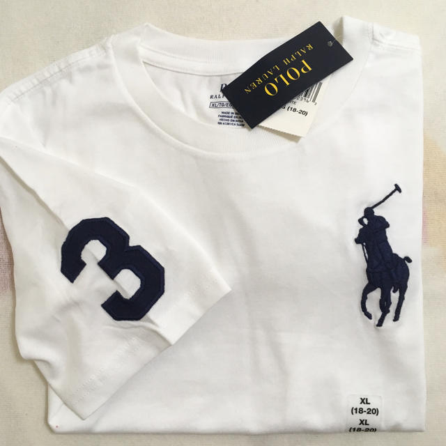 新品[キッズXL] POLO ラルフローレン半袖Ｔシャツ ビッグポニー