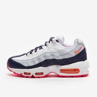 ナイキ(NIKE)のNIKE WMNS AIR MAX 95 NAVY ORANGE エアマックス(スニーカー)