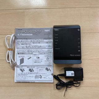 エヌイーシー(NEC)のNEC  wi-fiルーター　Atem WG1200HS2 中古品(その他)