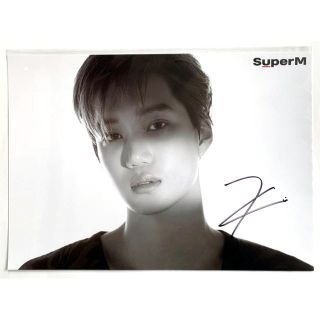 エクソ(EXO)のSuperM カイ 直筆サイン入り 公式ポスター KAI(アイドルグッズ)