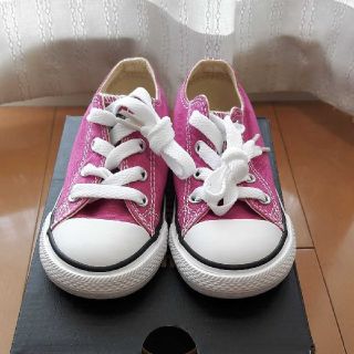 コンバース(CONVERSE)の本日のみ！新品！コンバースローカットスニーカープラスチックピンクピンク14.0♪(スニーカー)