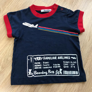 ファミリア(familiar)のファミリア　Tシャツ　80(Ｔシャツ)