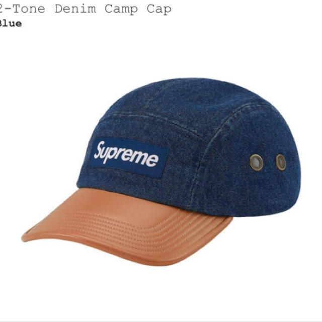 帽子Supreme 2-tone Denim Camp Cap シュプリーム