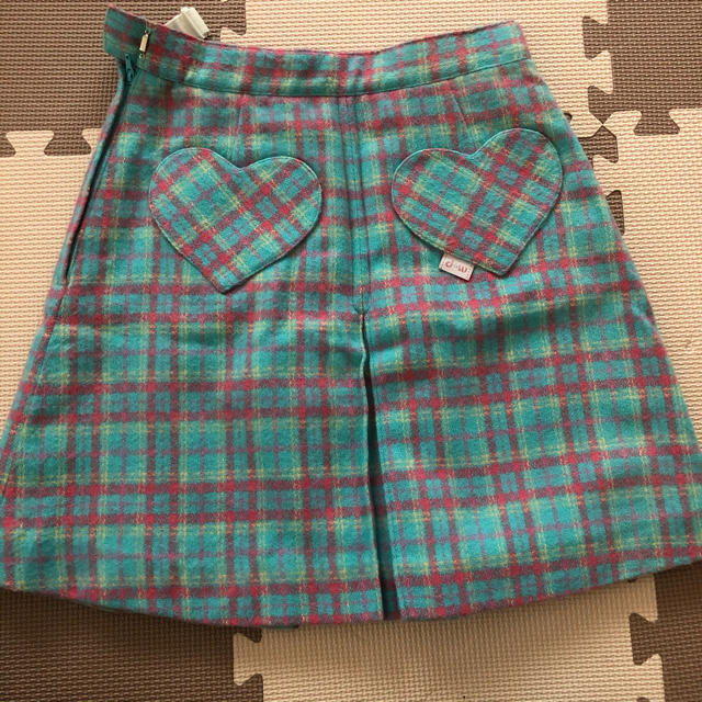 mezzo piano(メゾピアノ)のスカート　メゾピアノ　水色　150cm キッズ/ベビー/マタニティのキッズ服女の子用(90cm~)(スカート)の商品写真